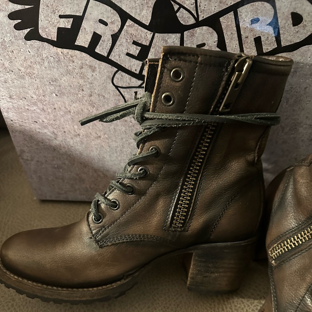 Freebird Cavalier Lace Up Boots Size 8